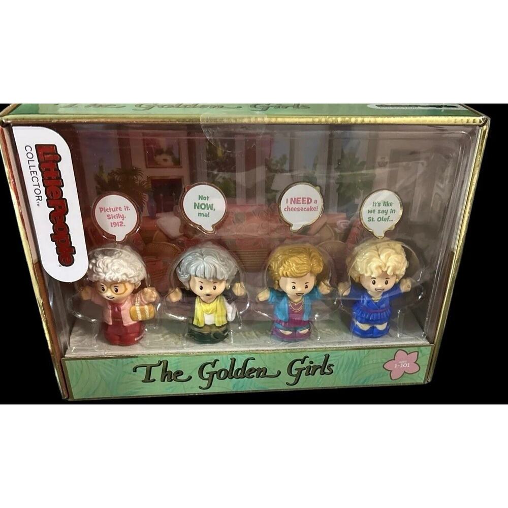 Fisher-Price Little People: The Golden Girls Special Edition Collector's Set NIB